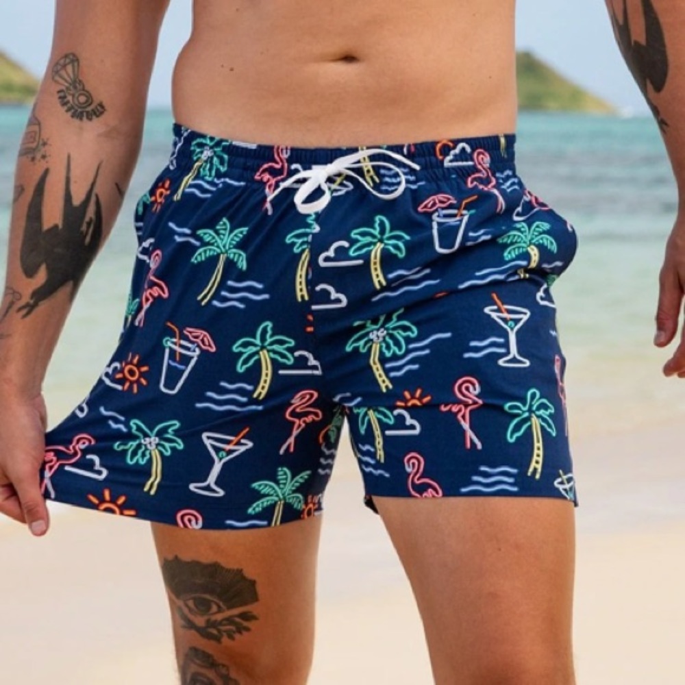 Chubbbies neon lights swim suit